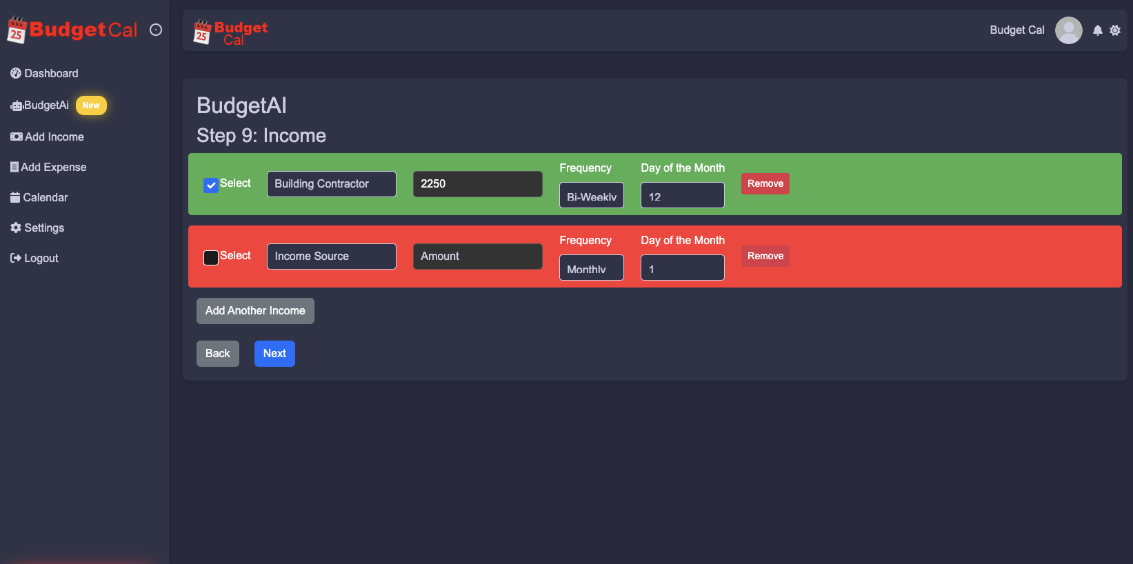 TriathlonCal - New Dark Theme